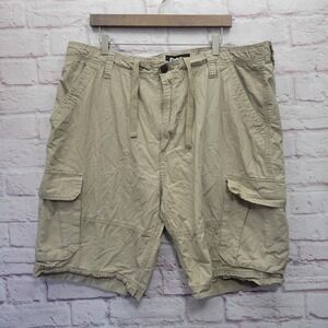 CSG Cargo Shorts Men 42 Khaki Baggy Hiking Utility Ripstop Outdoor Work Camping